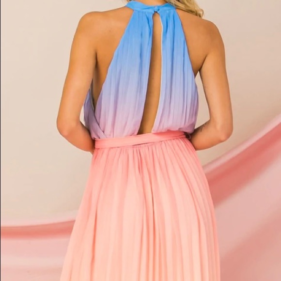 COPY - Jealous Tomato Ombré Maxi Dress - Picture 6 of 6